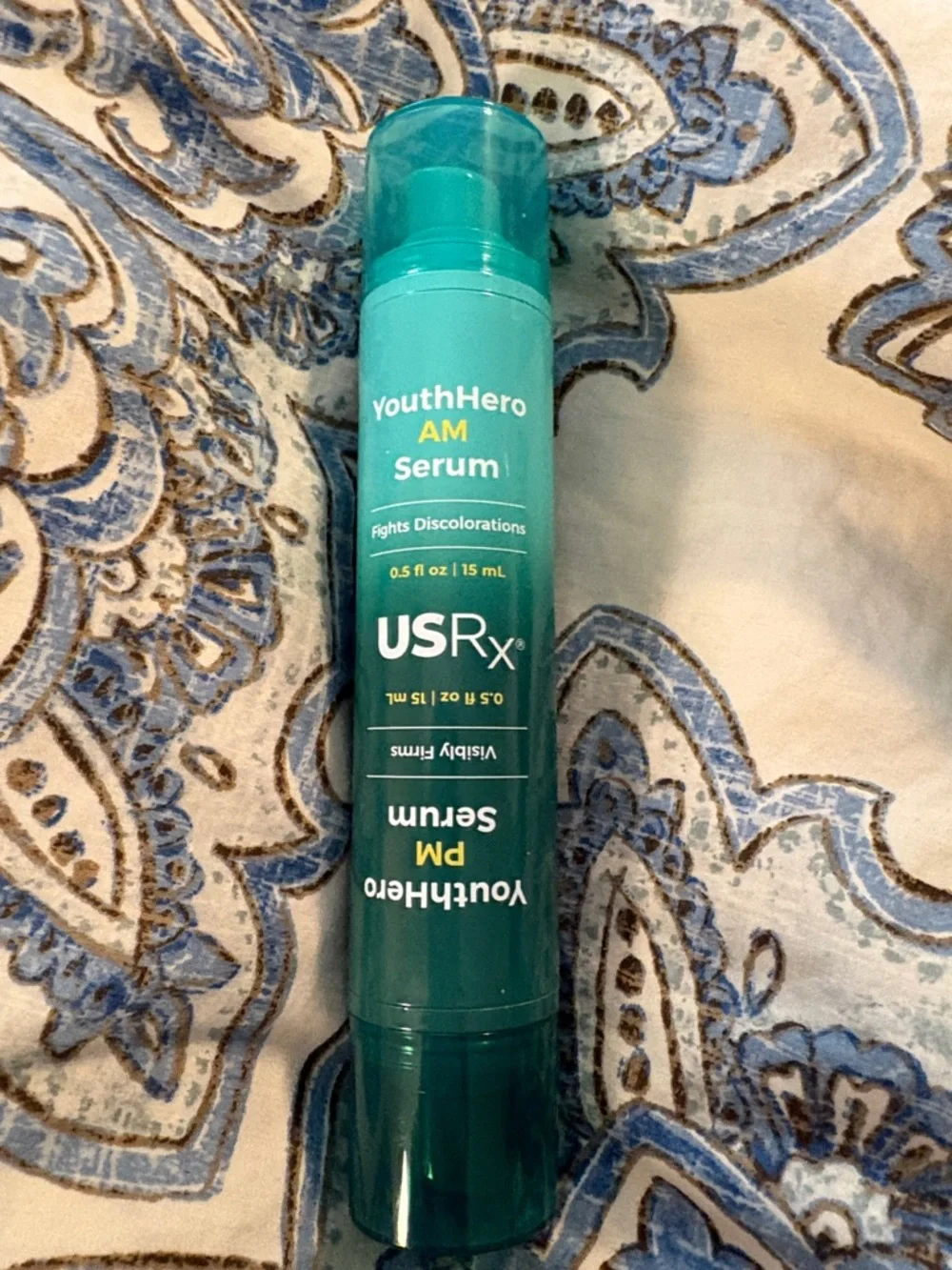 USRx Alpha Arbutin + 1% Retinoid Serum Duo — Green NIB